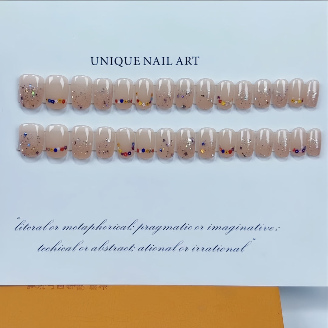 Unique Design Press-On Nail Set Kalsten