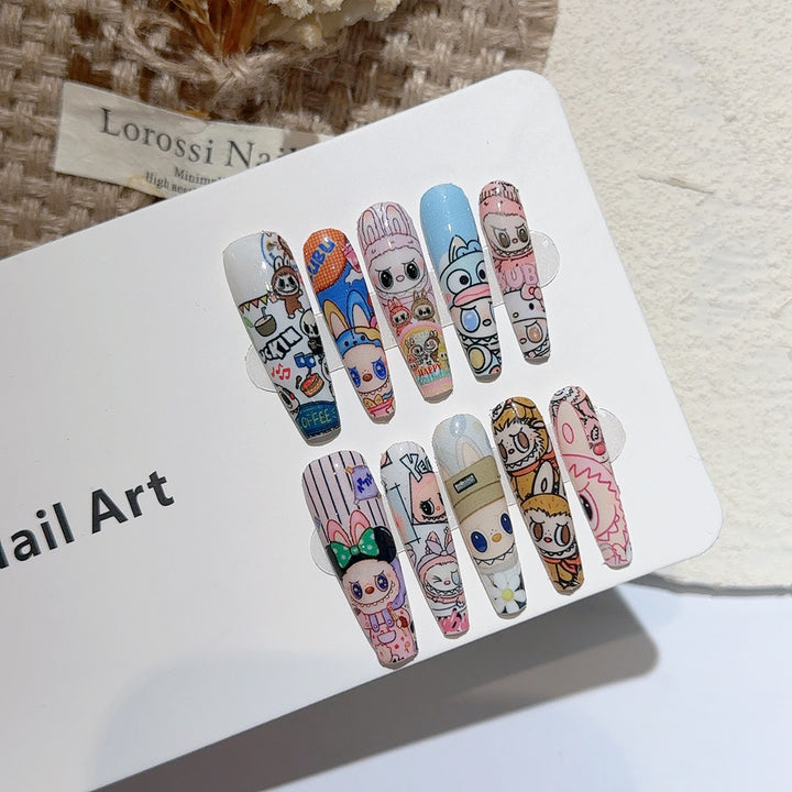 Cartoon-Themed Nail Art Tips