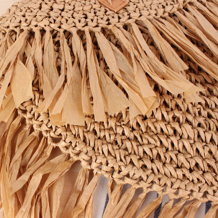 Bast crossbody bag with fringed design Kalsten