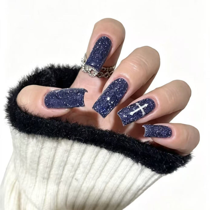 Premium Glittery Press-On Nail Art Kalsten