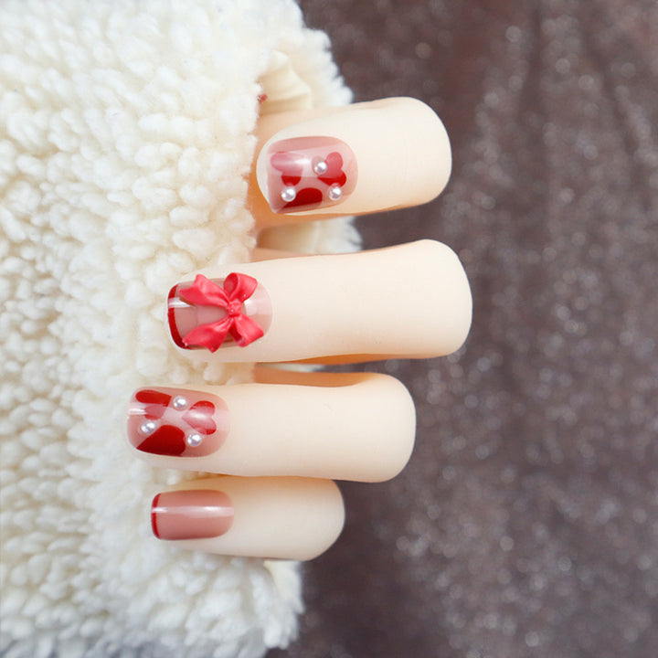 Elegant Decorative Press-On Nail Art