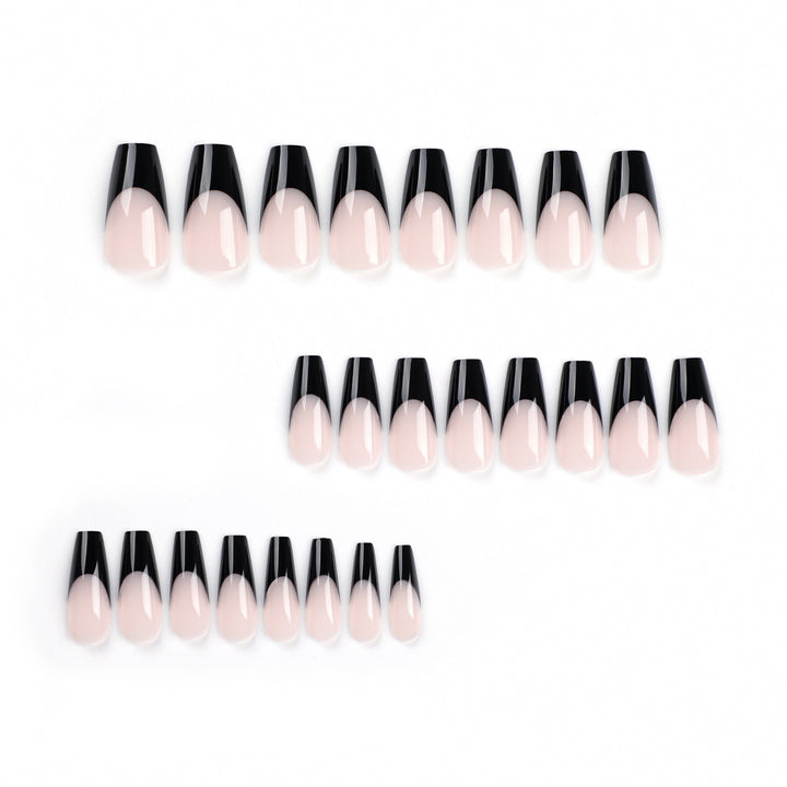 Elegant Gel Nails with trendy French Tip Kalsten