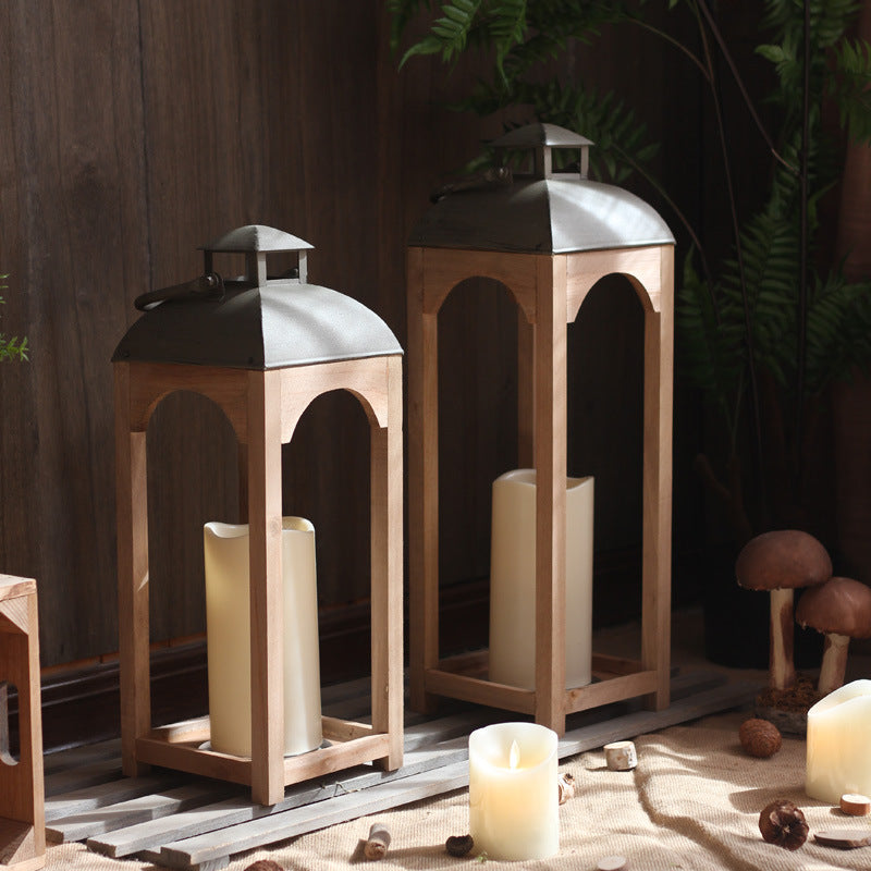 Decorative wooden lantern Kalsten