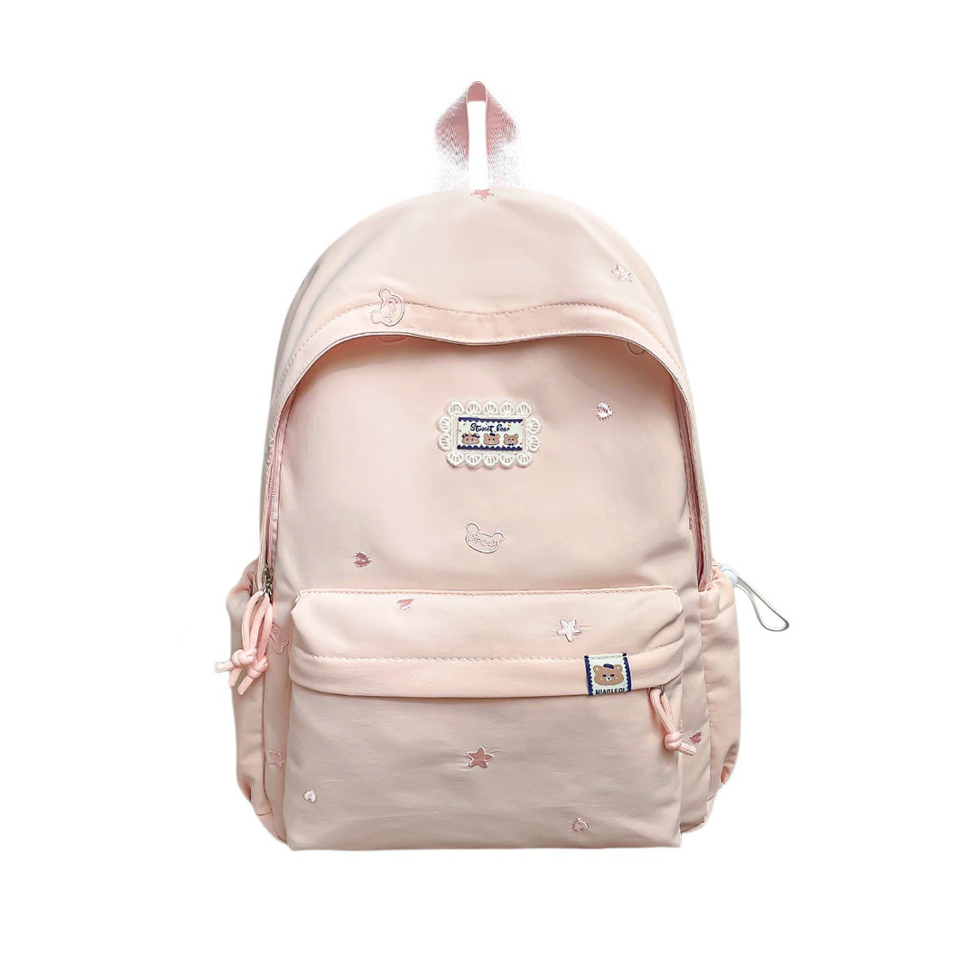 Stylish Floral-Embellished Backpack Kalsten
