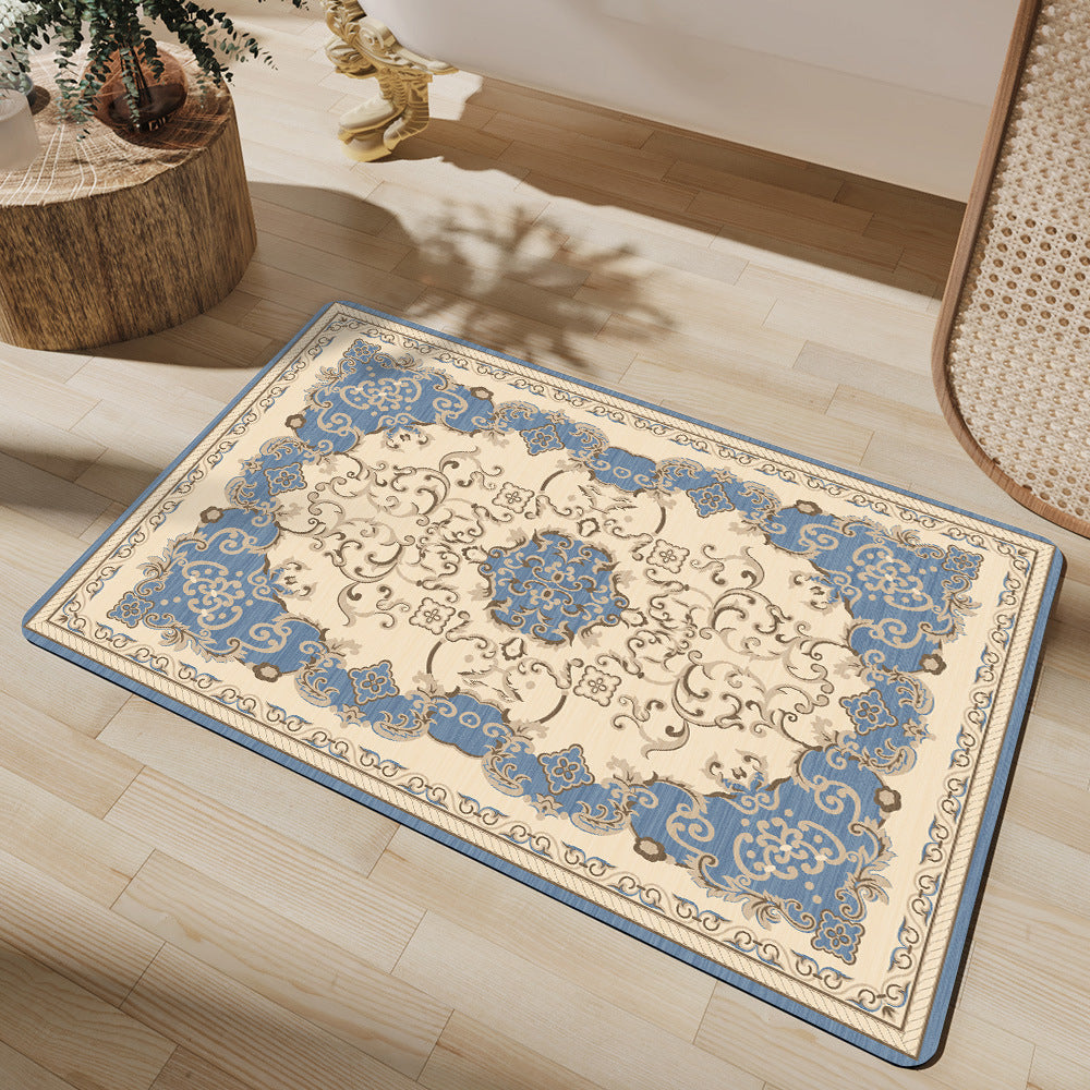 Elegant Vintage-Inspired Bath Mat Kalsten