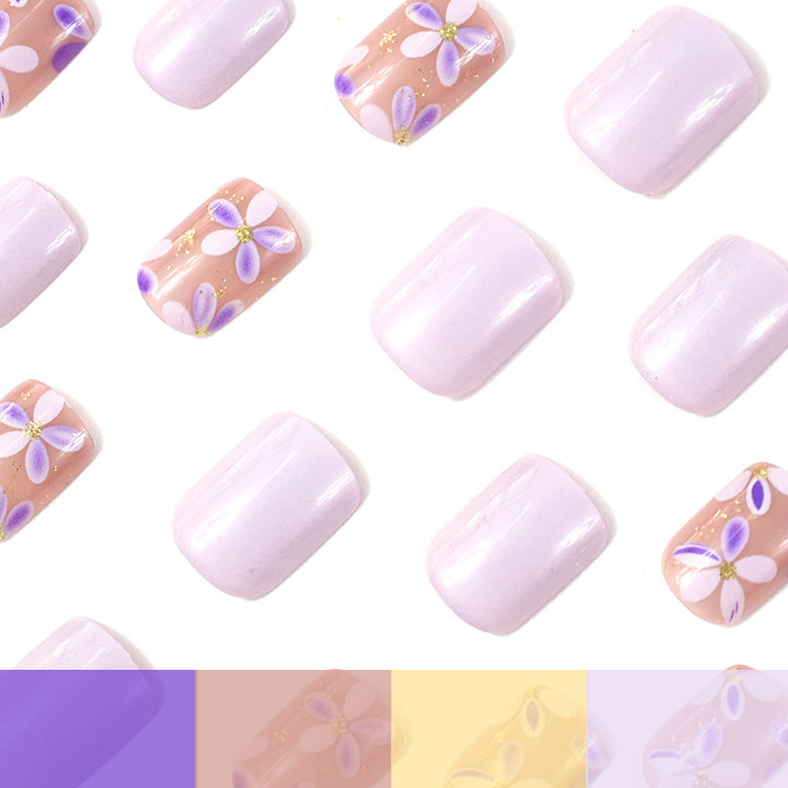 Floral Art Gel Nail Enhancements Kalsten