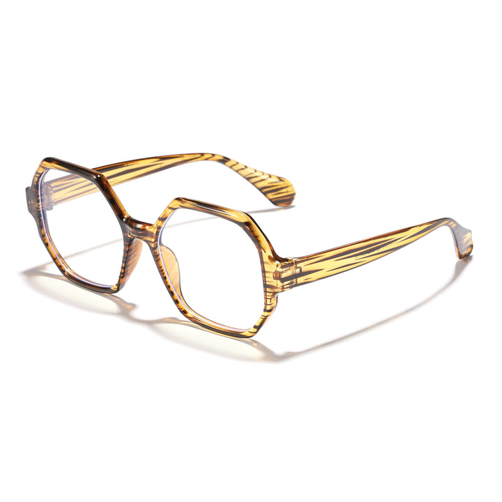 Women's fashionable sunglasses with hexagonal frame and UV protection Kalsten