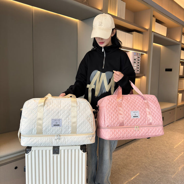 Stylish Quilted Travel Duffle Bag Kalsten