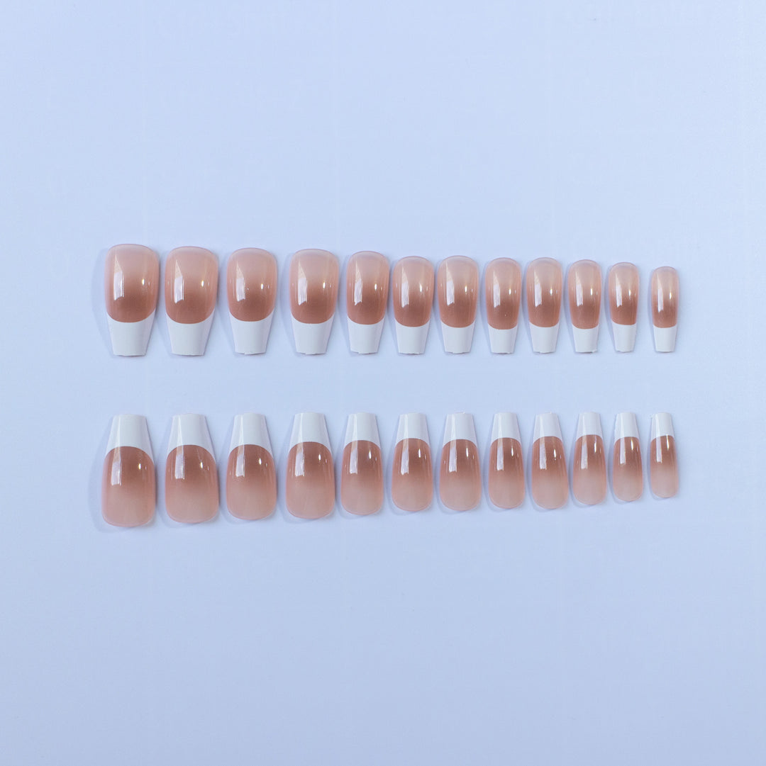 Elegant Gel French Tip Nail Art Kit