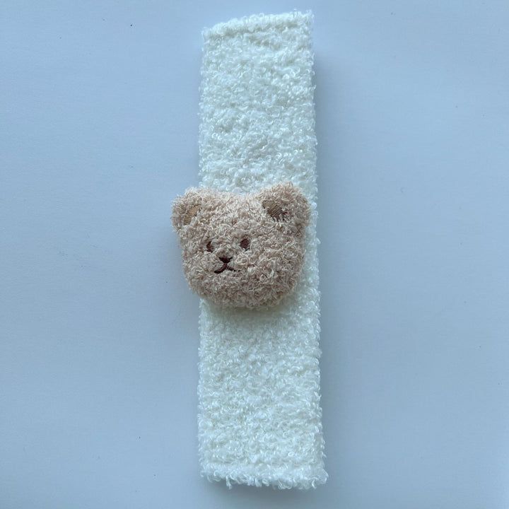 Plush Teddy Bear Fuzzy Lounge Crew Socks