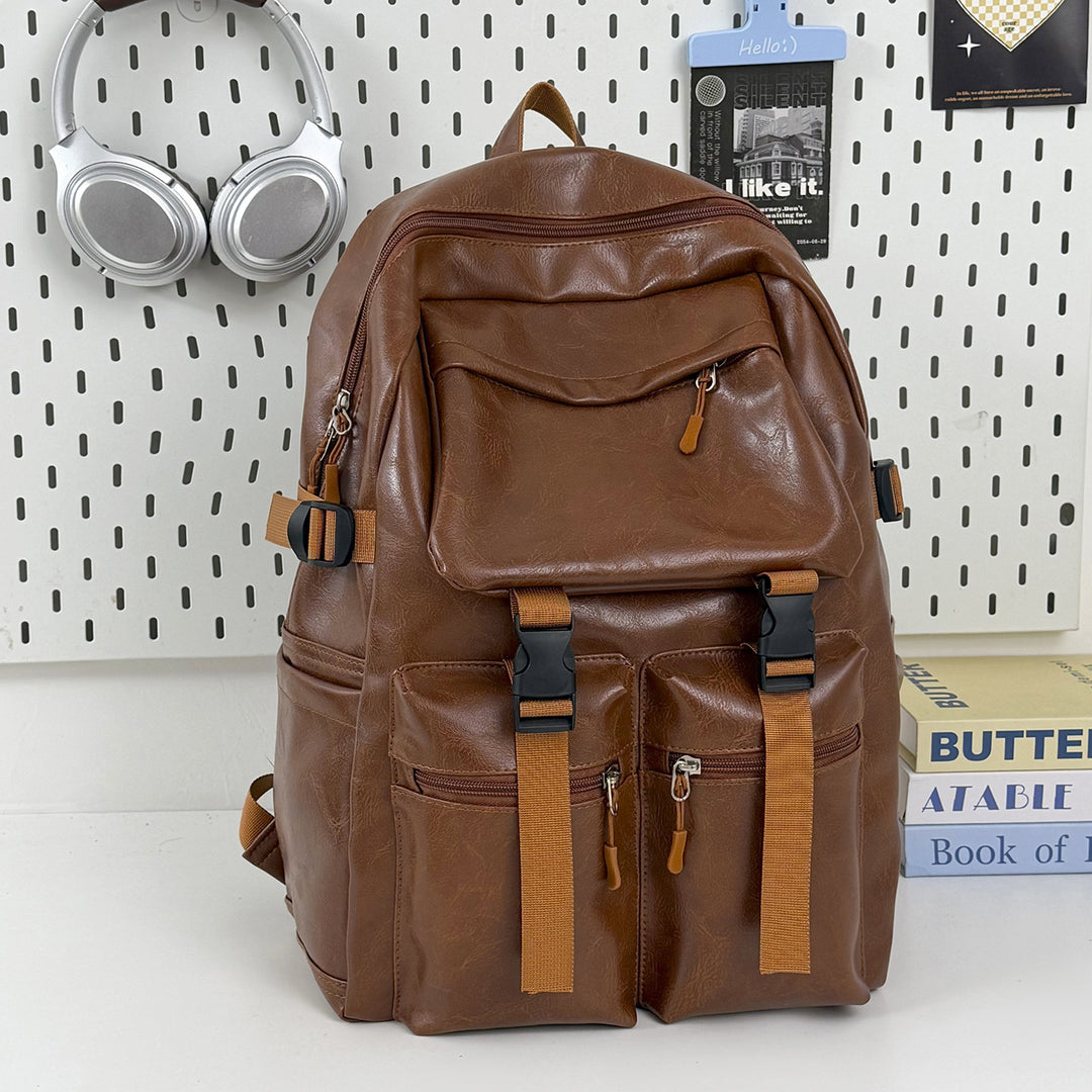 Durable Leather Backpack Kalsten