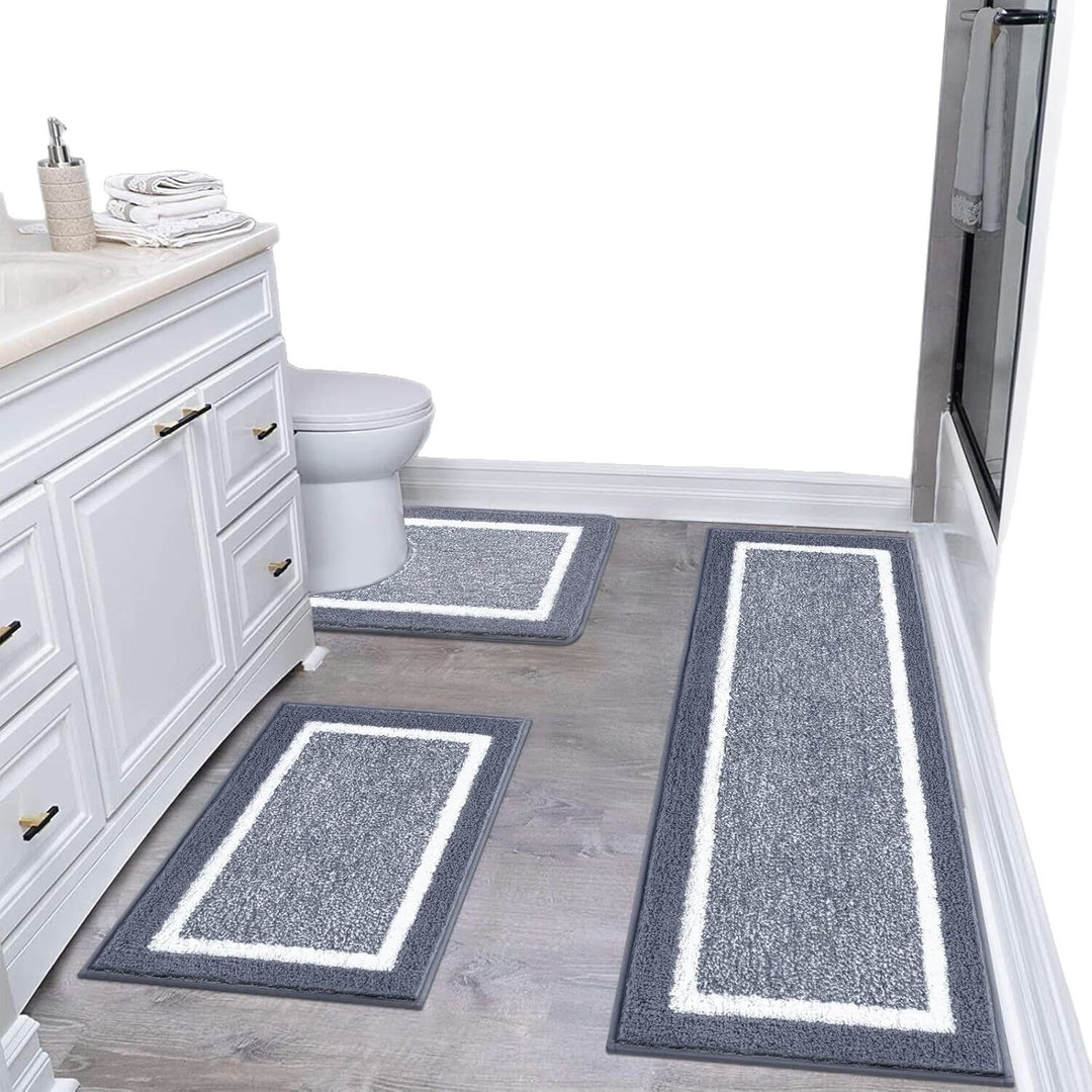 Luxurious Soft Bathroom Mat Set