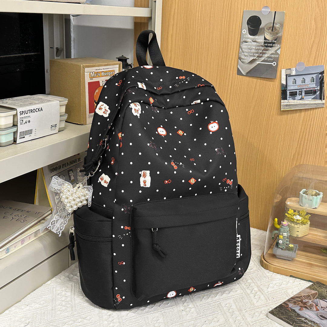 Playful Illustrated Cartoon Backpack Kalsten