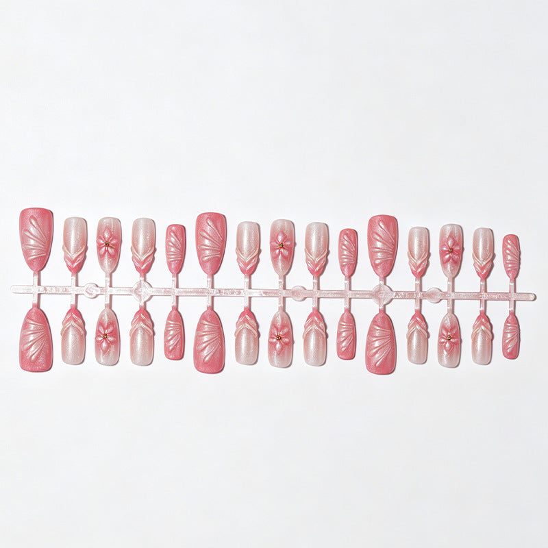 Decorative Press-On Nail Art Set kalsten 1788495816