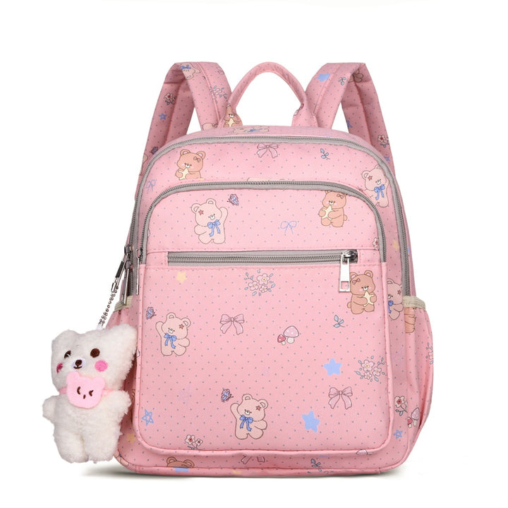 Cute Cartoon-Themed Multi-Pocket Backpack Kalsten