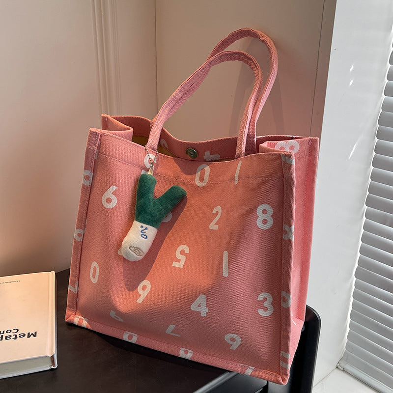 Casual Canvas Shopper Bag