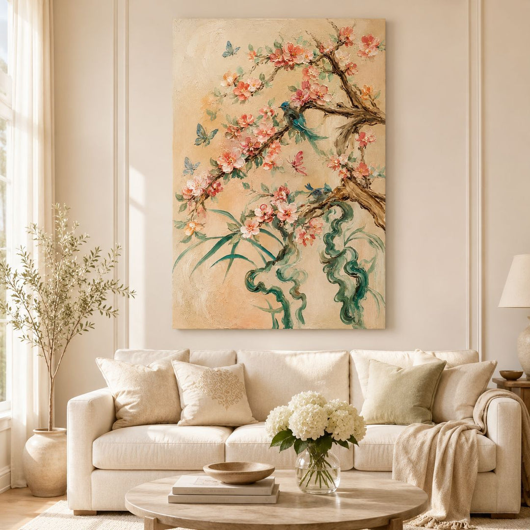 Floral Themed Canvas Art