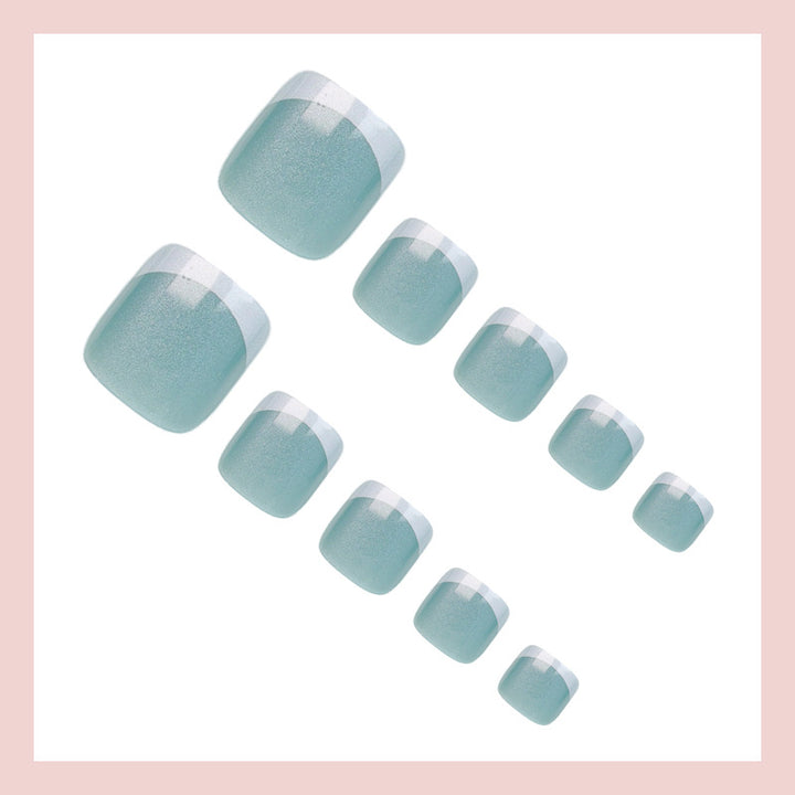 Artificial nail set for elegant toenails Kalsten