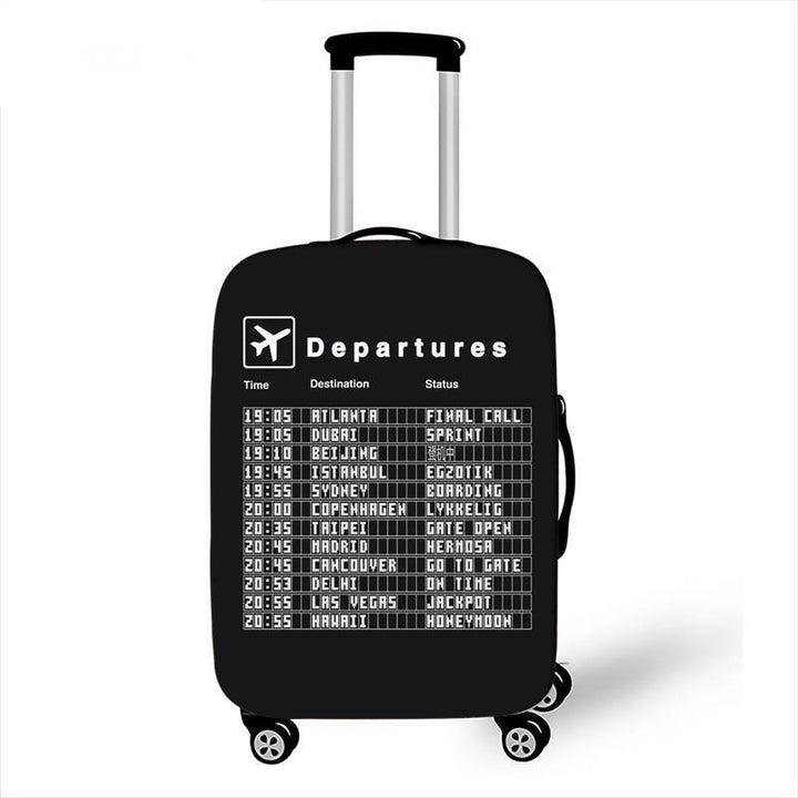 Men's hard-shell suitcase with exclusive airplane design Kalsten