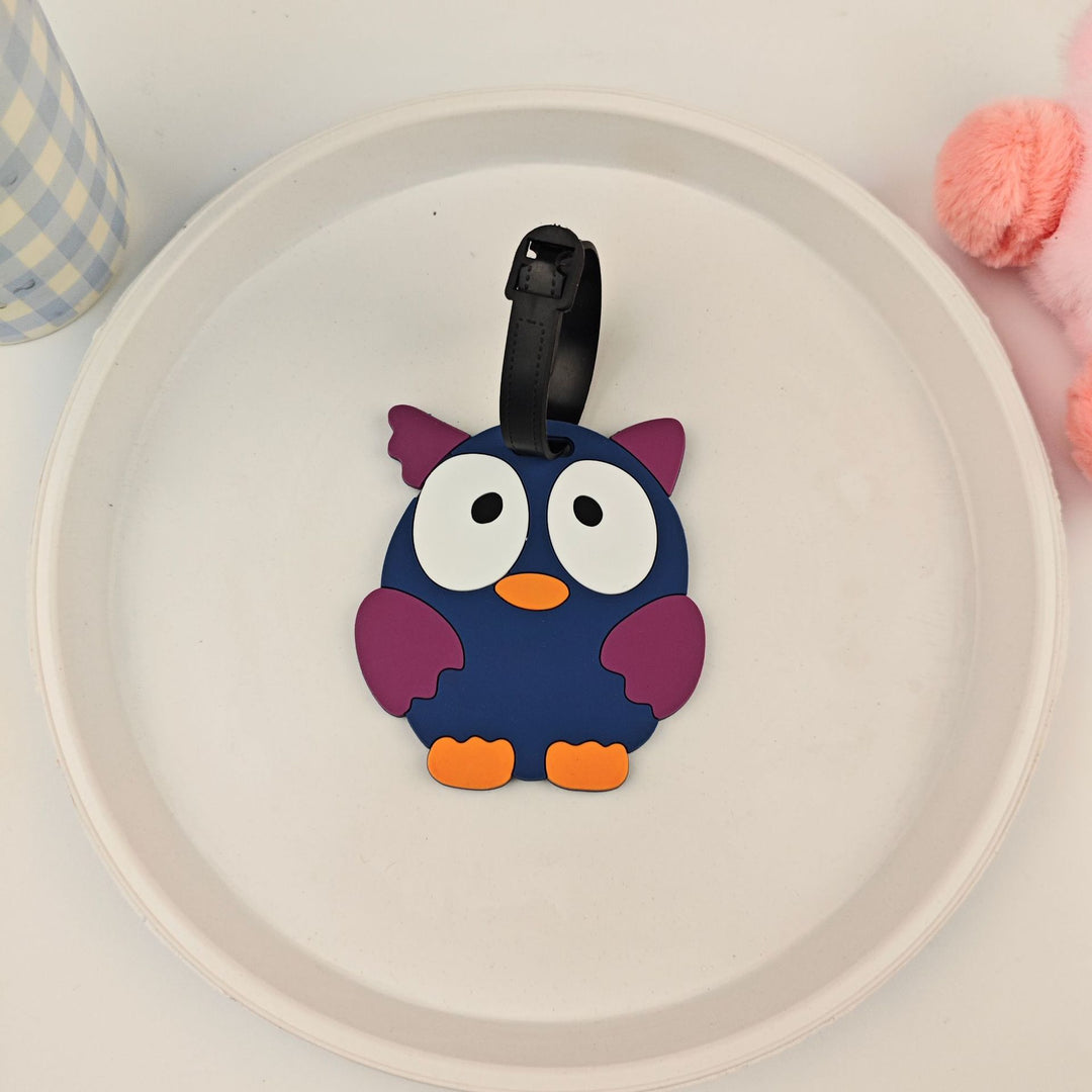Unisex Playful Owl Luggage Tag Kalsten