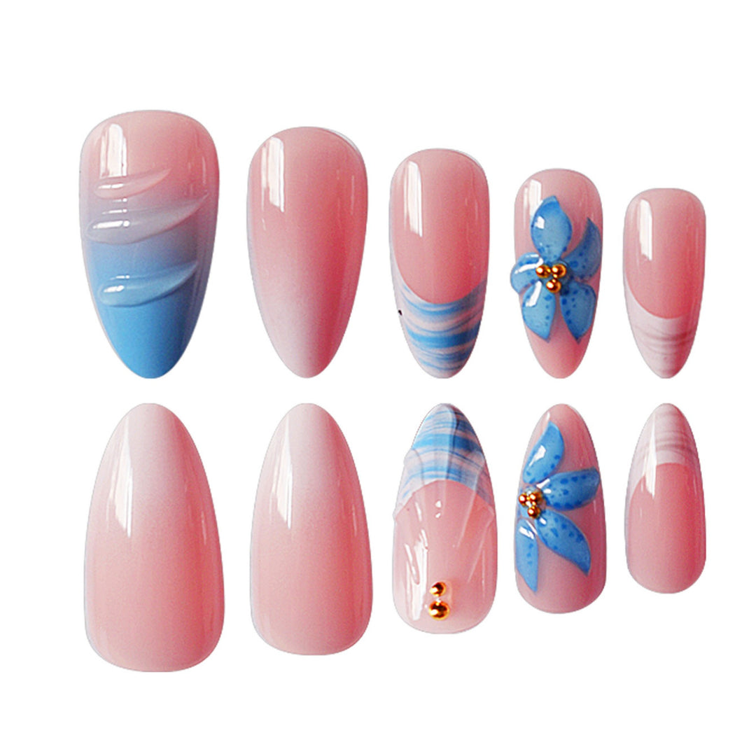 Artistic Shell Design Press-On Nails Kalsten