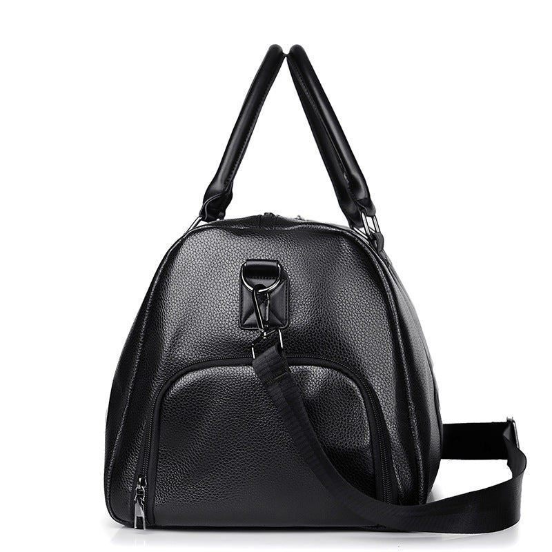 Premium Leather Weekend Duffel Bag Kalsten