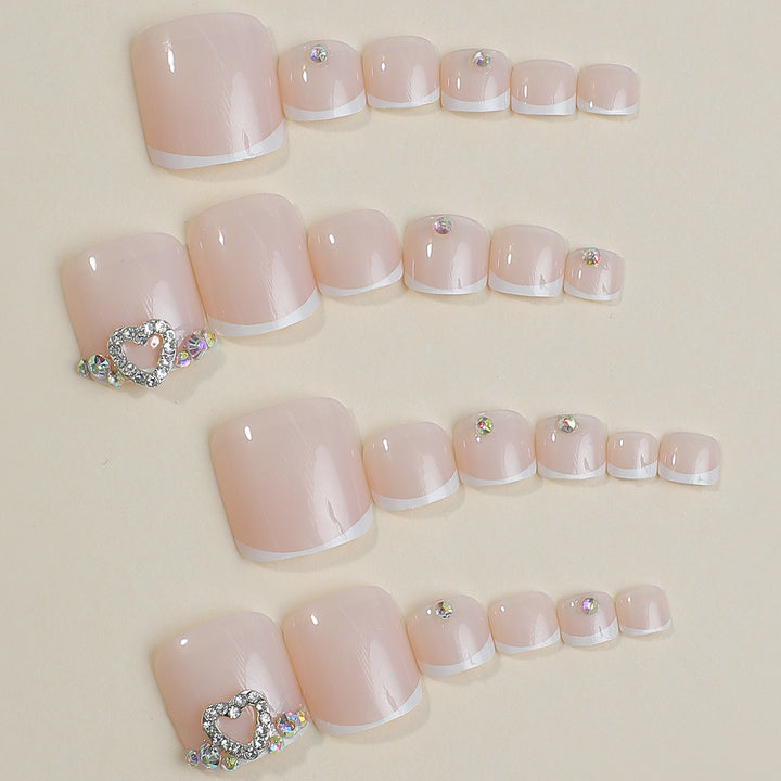 Nail art set with elegant glitter accents Kalsten