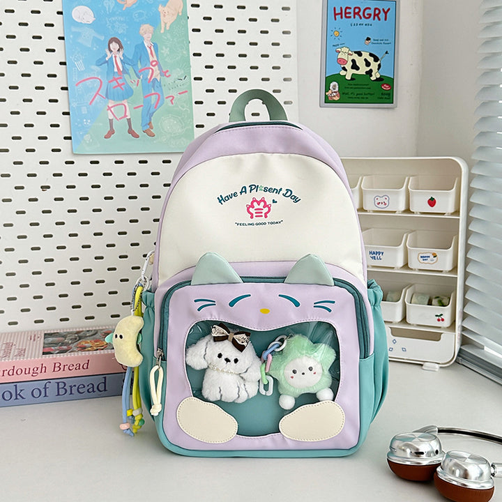 Cute Cat-Themed Backpack Kalsten