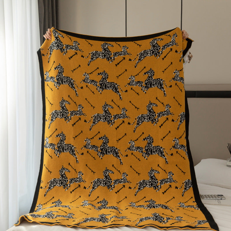 Stylish Animal Print Throw Blanket