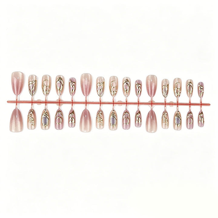 Glamorous artificial nails with noble accents Kalsten
