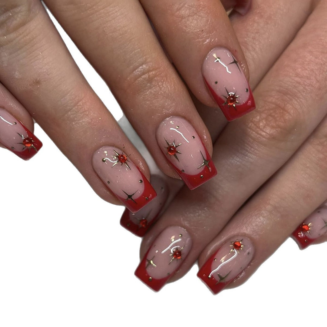 Nail set with glamorous accents Kalsten