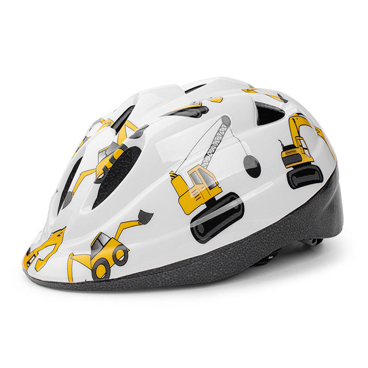 Children's bicycle helmet with dinosaur motif Kalsten