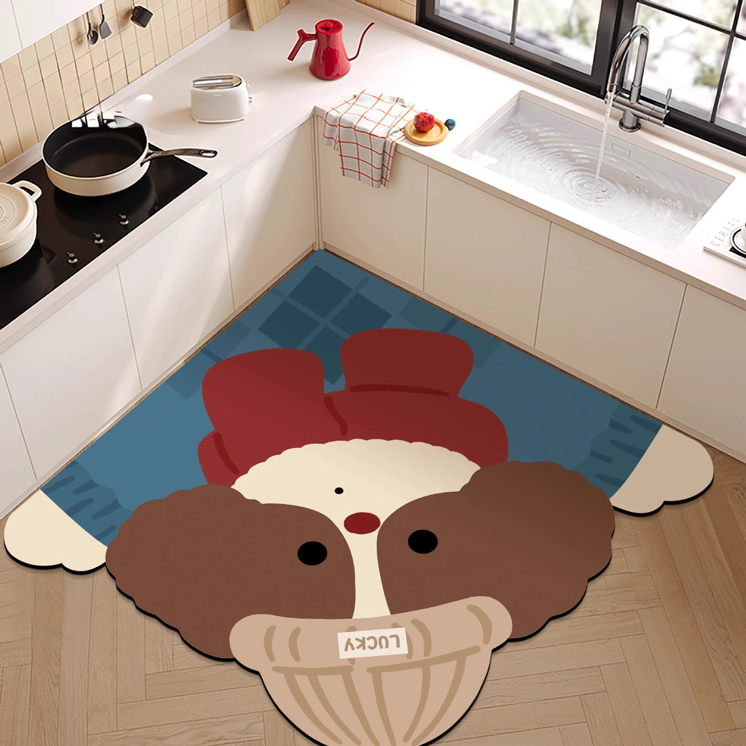 Cute Bear Shaped  Rug