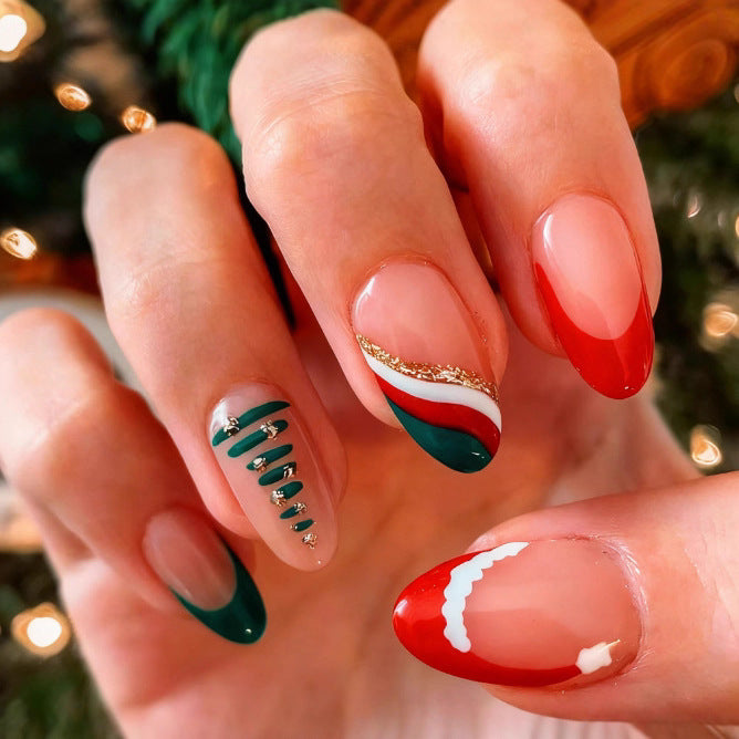 Artistic Holiday-Themed Nail Art Enhancements Kalsten