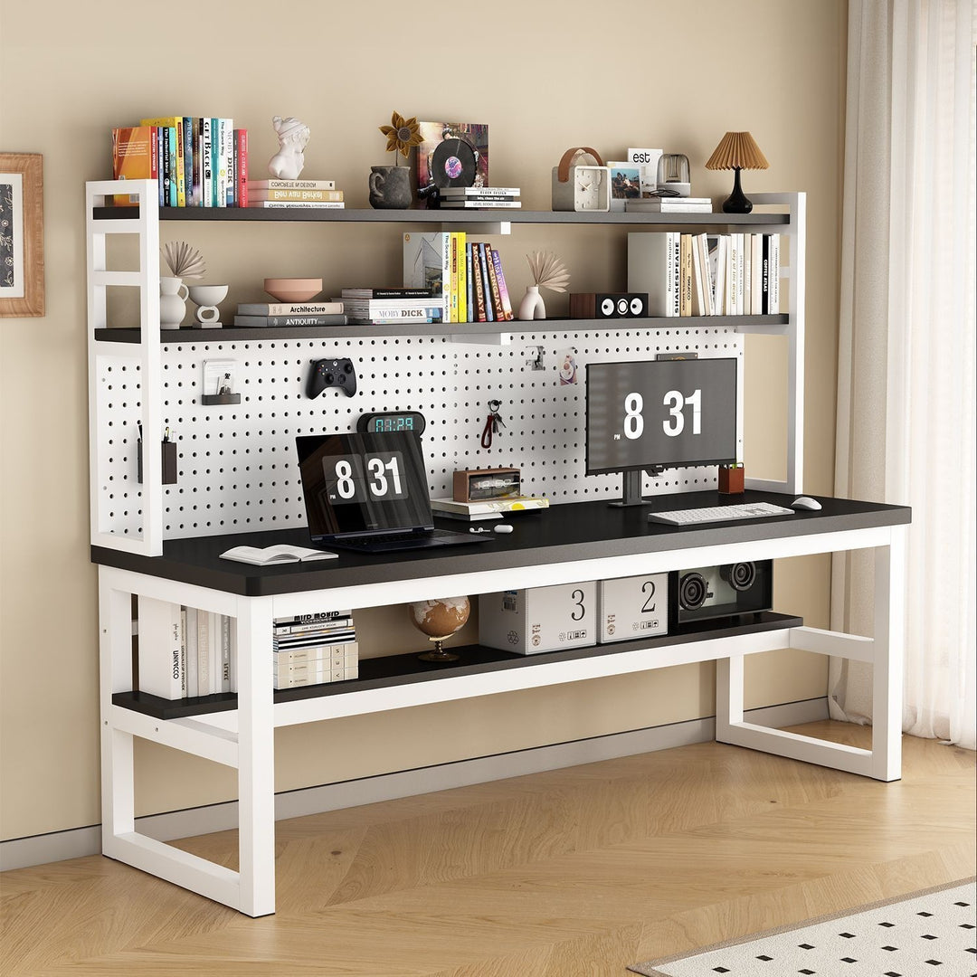 Multifunctional workspace with shelf Kalsten