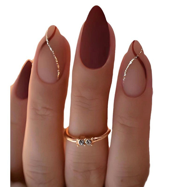 Elegant Matte Nail Art