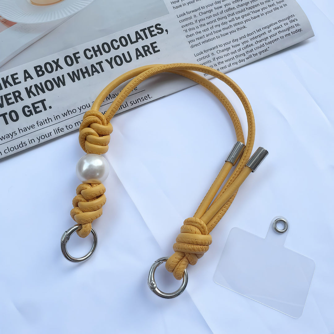 Elegant Braided Keyring Strap Kalsten