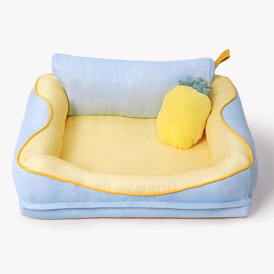 Cozy Bolstered Dog Bed Sofa