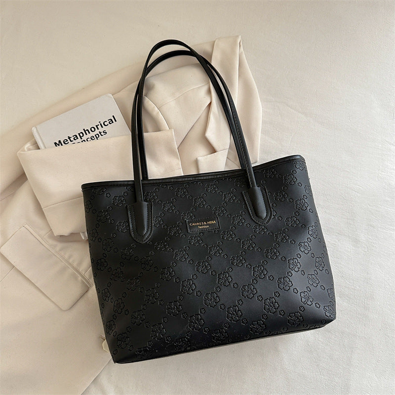 Floral Embossed Tote Bag Kalsten