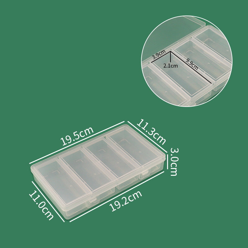 Clear Modular Craft Storage Box Kalsten