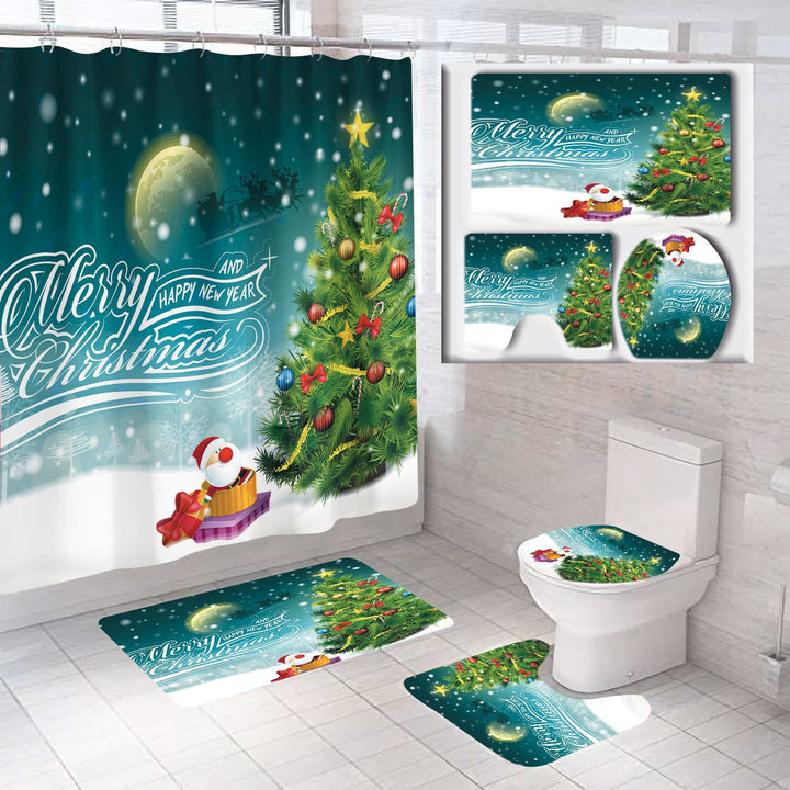 Christmas Themed Bathroom Set Kalsten