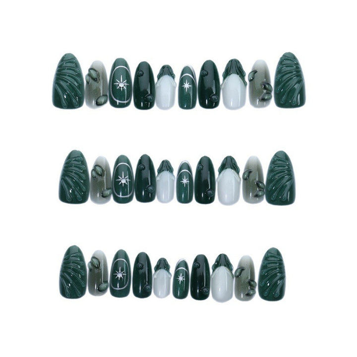 Artificial nails with botanical motifs Kalsten