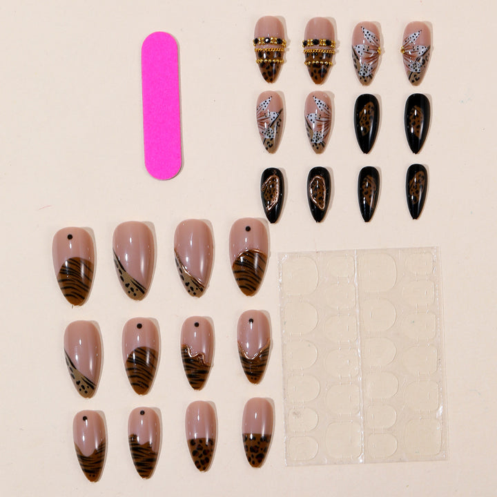 Decorative 3D Stiletto Nail Art Extensions Kalsten