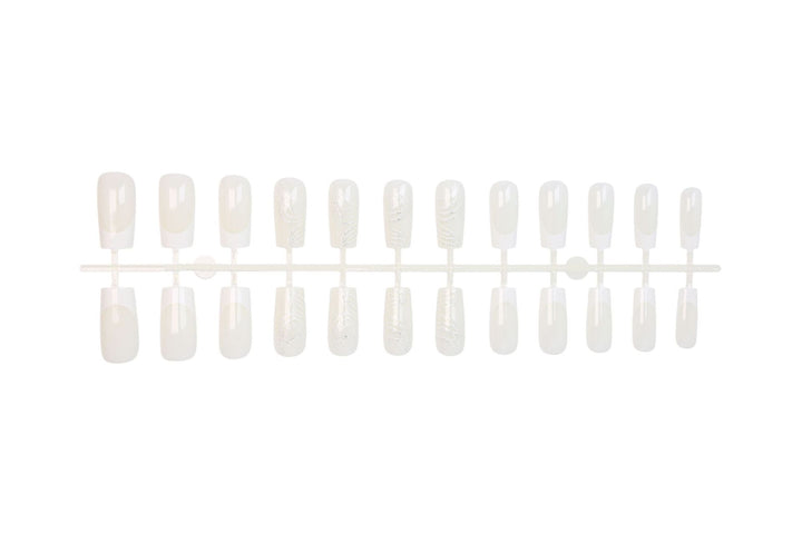 Nail art set with elegant transparent design Kalsten