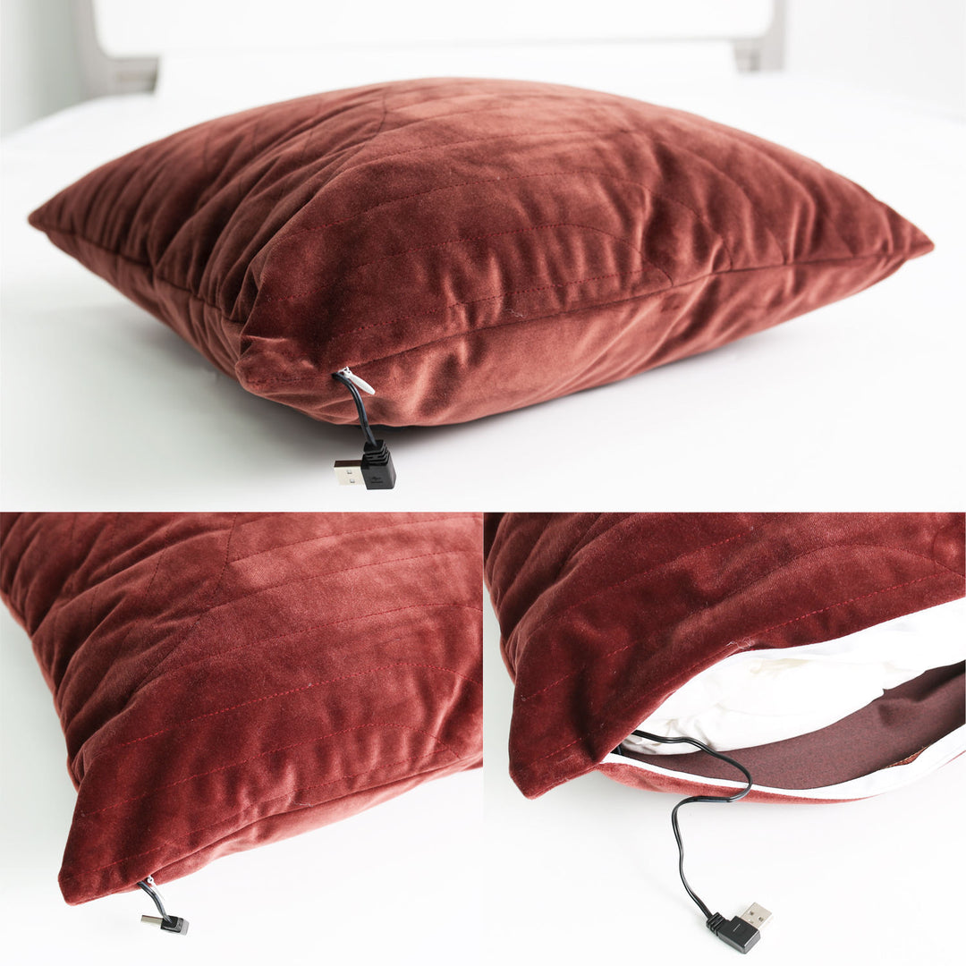 Women's Decorative Cushion Cover with Honeycomb Pattern Kalsten