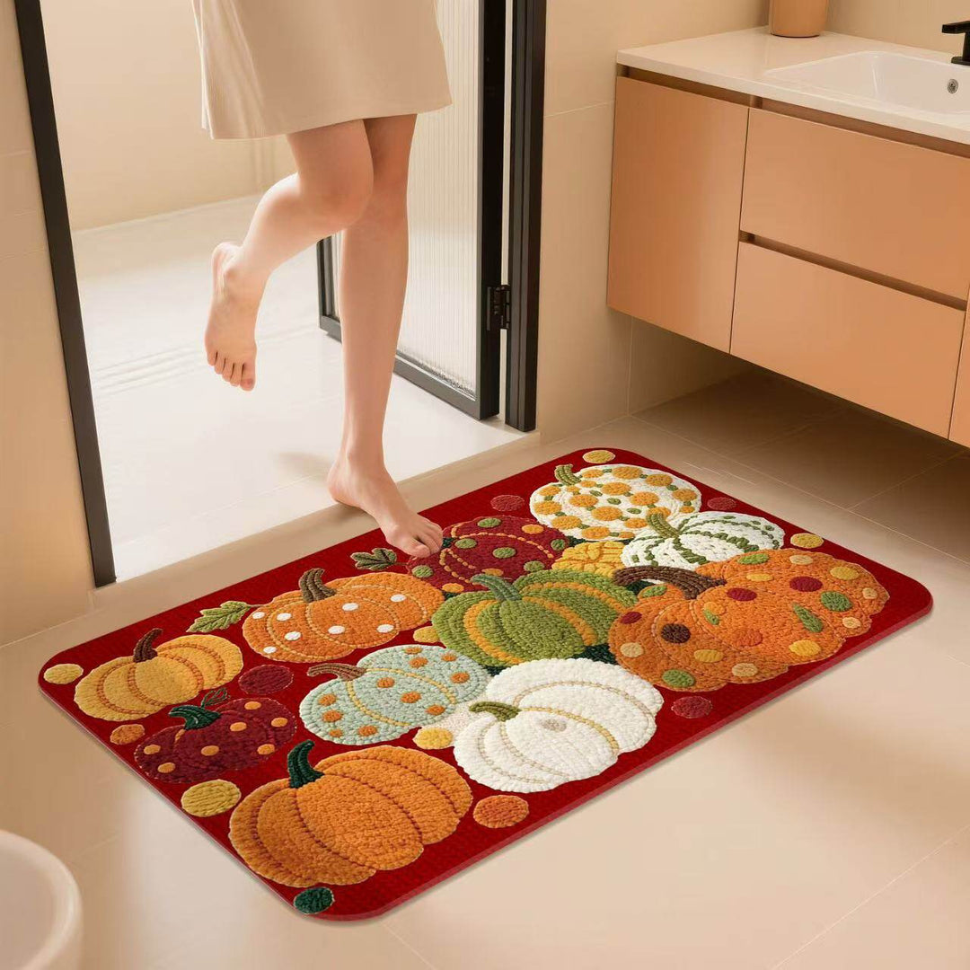 Decorative Pumpkin Bath Mat Kalsten
