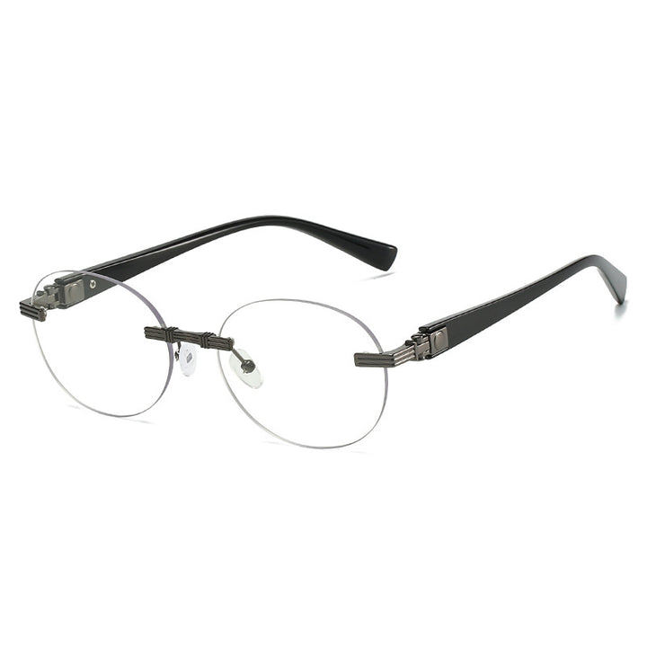 Women's fashionable sunglasses with transparent frame and flexible nose pad Kalsten