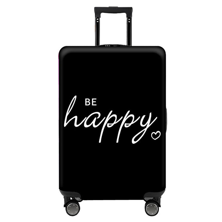 Women's Hard Shell Travel Suitcase with Eye-Catching Phrase Design Kalsten