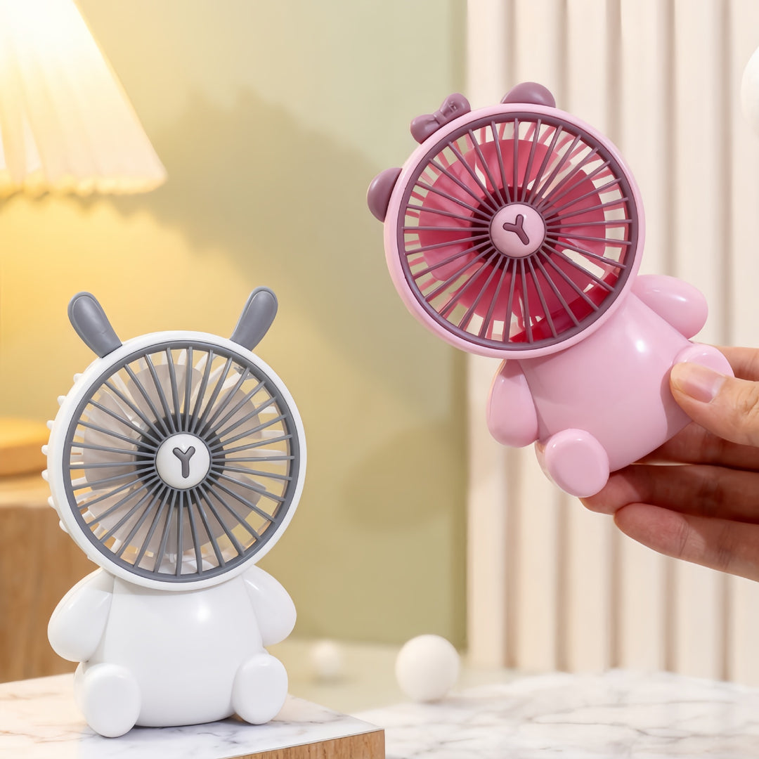 Women's portable USB mini handheld fan with animal design Kalsten