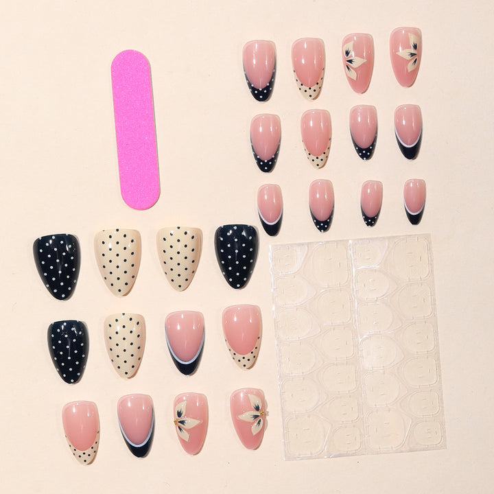 Floral Art Nail Extensions Kalsten